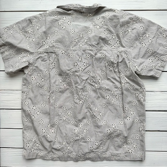 Madewell Eyelet Piedmont Camp Shirt size XXS - Picture 8 of 8